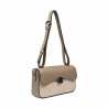 Sac à main femme bandoulière 046g 01 cappuccino+raphia