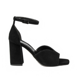 Sandales femme 1346 noir velours