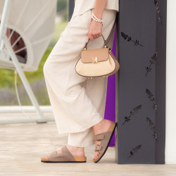 Sac à main femme 042g 01biz nude+rafia lifestyle