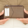 Porte-cartes 209g 01 croco marron foncé lifestyle
