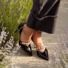 Chaussures élégantes femme 1350 vernis noir lifestyle