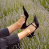 Chaussures élégantes femme 1350 vernis noir lifestyle