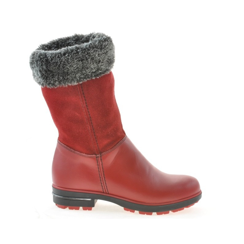 Bottes enfants 3202 rouge combiné