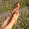 Sandales femme 1342 capuccino lifestyle