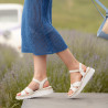Sandales femme 5118 beige lifestyle