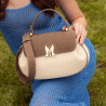 Sac à main femme 043g bufo taupe lifestyle