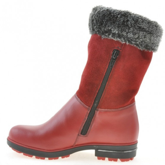 Bottes enfants 3202 rouge combiné