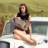 Sac de plage pour femme 044g raphia cacao lifestyle