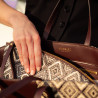 Sac de plage pour femme 044g raphia cacao lifestyle