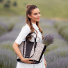 Sac de plage femme 044g 01 raphia noir lifestyle