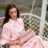 Sac à main femme bandoulière 041g rose poudre saffiano lifestyle
