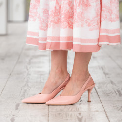 Sandales femme 1343 rose poudré lifestyle