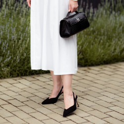 Sandales femme 1343 noir velours lifestyle