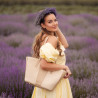 Sac de plage pour femme 044g nude+raphia lifestyle