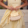 Sac à main femme 042g jaune beurre + raphia lifestyle