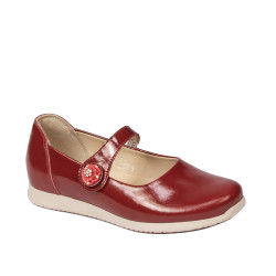 Chaussures enfants 2029 vernis rouge