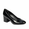 Chaussures élégantes femme 1356 vernis noir