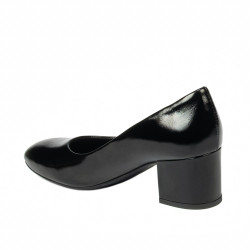 Chaussures élégantes femme 1356 vernis noir