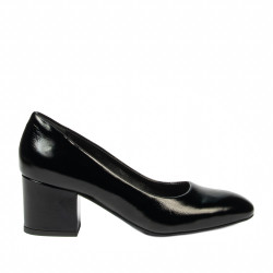 Chaussures élégantes femme 1356 vernis noir