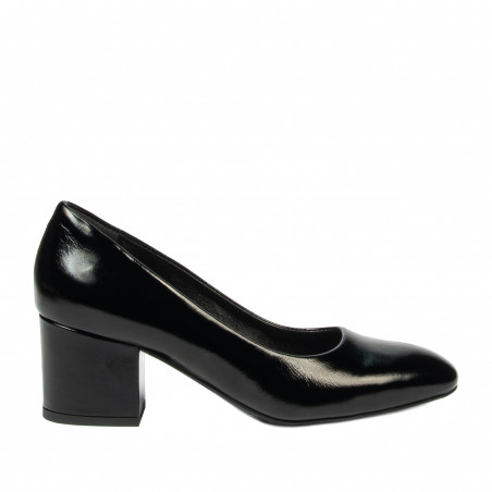 Chaussures élégantes femme 1356 vernis noir