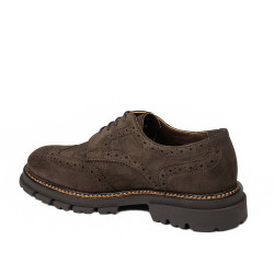 Chaussures casual homme 989 marron velours
