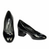 Chaussures élégantes femme 1356 vernis noir