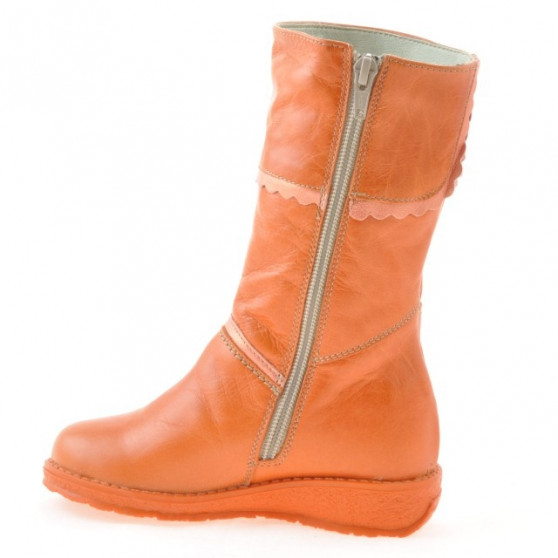 Bottes petits enfants 25c orange