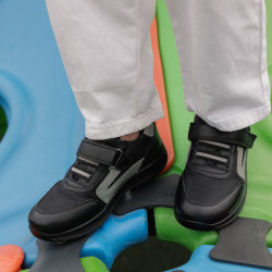 Chaussures enfants 2027 noir combiné lifestyle