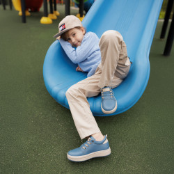 Chaussures enfants 2028 bleu combiné