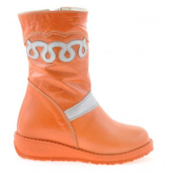Bottes enfants petits 23c orange