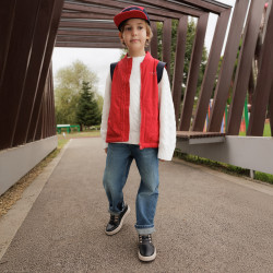 Chaussures enfants 2028 noir combiné lifestyle