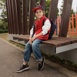 Chaussures enfants 2028 noir combiné lifestyle