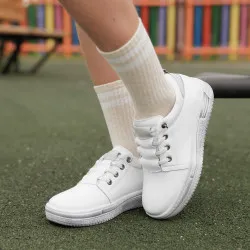Chaussures enfant 2028 blanc nacré combiné lifestyle