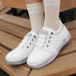 Chaussures enfant 2028 blanc nacré combiné lifestyle