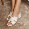 Sandales femme 1348 blanc lifestyle