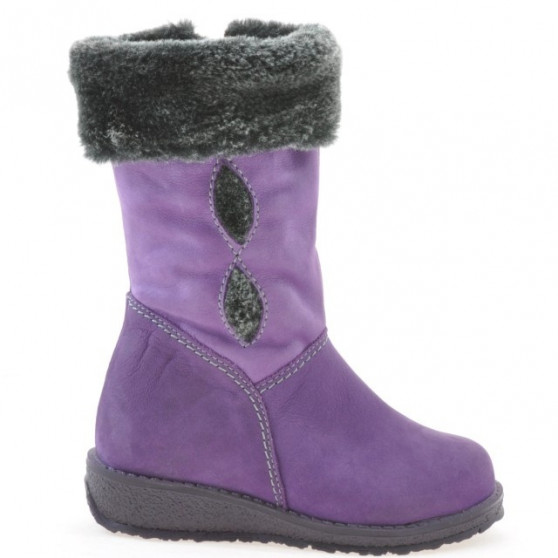 Bottes enfants petits 24c bufo violet