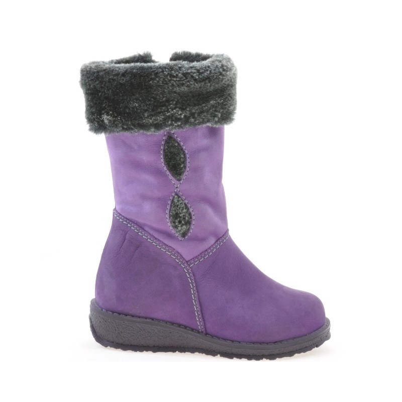 Bottes enfants petits 24c bufo violet