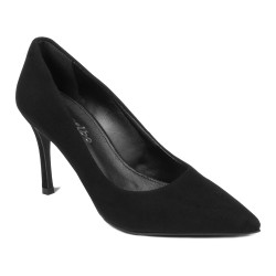 Chaussures élégantes femme 1320 velours noir