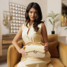 Sac à main pour femme à bandoulière 046g jaune beurre + raphia lifestyle