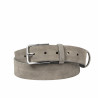 Ceinture homme 70b gris velours