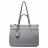 Sac à main pour femme à bandoulière 047g 01 gris givré