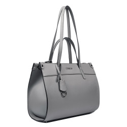 Sac à main pour femme à bandoulière 047g 01 gris givré
