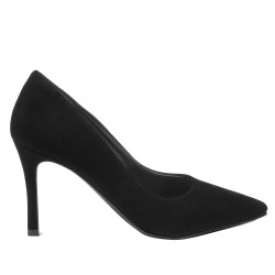 Chaussures élégantes femme 1320 velours noir