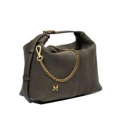 Sac à main femme 037g suède olive