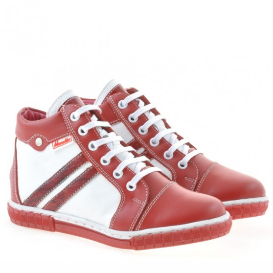 Bottes enfants 3213 rouge+blanc