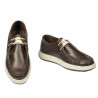 Chaussures casual homme 992 kaki combiné