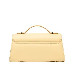 Sac à main pour femme à bandoulière 041g jaune beurre