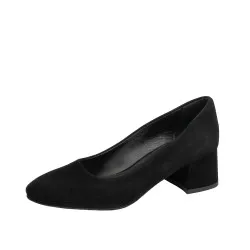 Chaussures élégantes femme 1331 velours noir