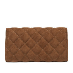 Sac à main pour femme 048g en daim marron