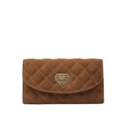 Sac à main pour femme 048g en daim marron